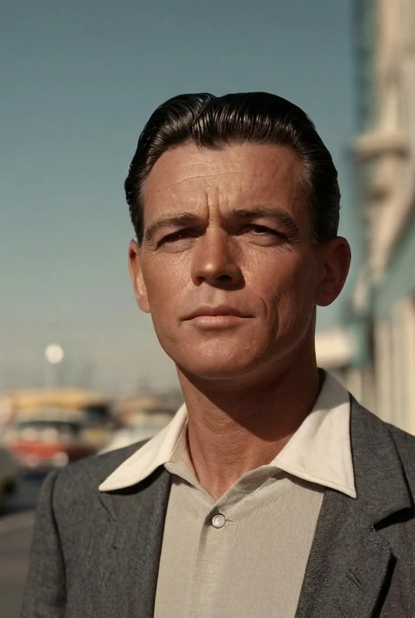 Before: outdoor portrait